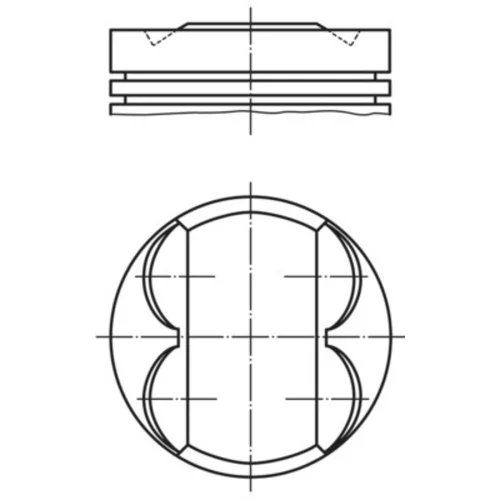 Piest MAHLE 011 PI 00105 002 - obr. 1