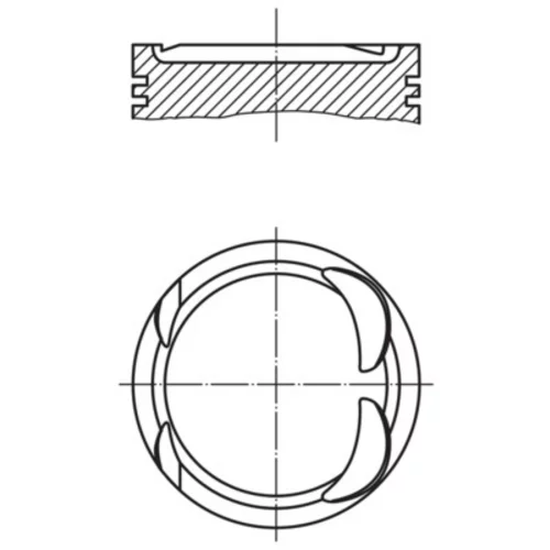 Piest MAHLE 021 PI 00117 000 - obr. 1