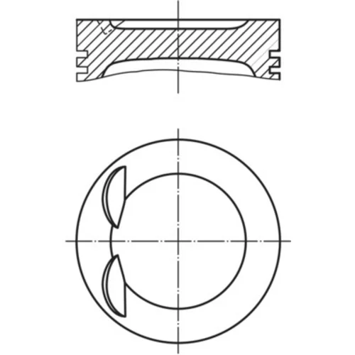 Piest MAHLE 028 PI 00134 001 - obr. 1