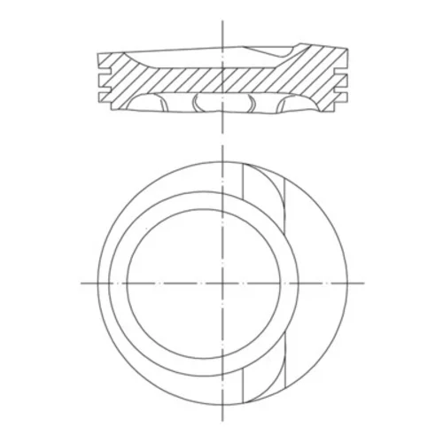 Piest MAHLE 030 68 01 - obr. 1