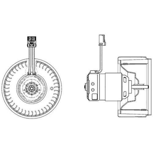 Vnútorný ventilátor AB 22 000P /MAHLE/ - obr. 1