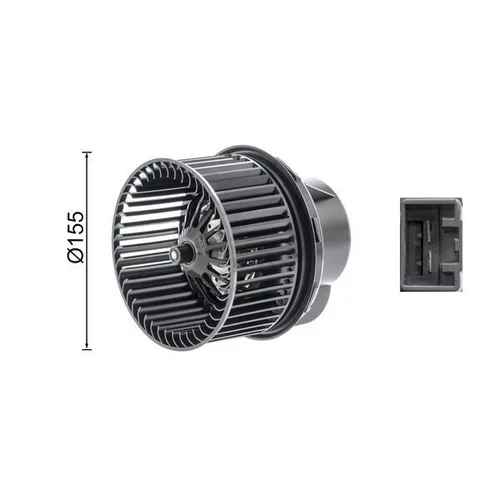 Vnútorný ventilátor MAHLE AB 246 000P - obr. 9