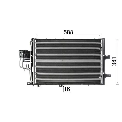 Kondenzátor klimatizácie MAHLE AC 310 000S - obr. 10