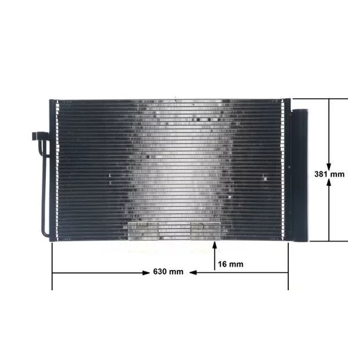 Kondenzátor klimatizácie MAHLE AC 345 000S - obr. 10