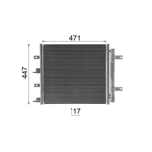 Kondenzátor klimatizácie MAHLE AC 481 000S - obr. 11