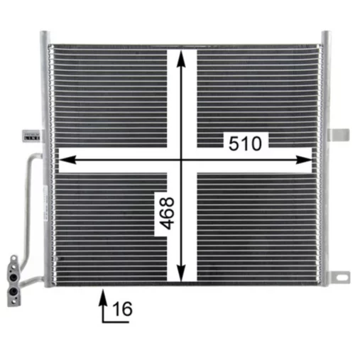 Kondenzátor klimatizácie MAHLE AC 837 000P - obr. 8