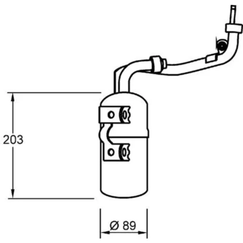 Vysúšač klimatizácie AD 277 000S /MAHLE/ - obr. 1