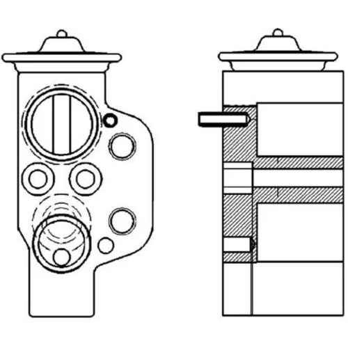 Expanzný ventil klimatizácie MAHLE AVE 115 000P - obr. 1