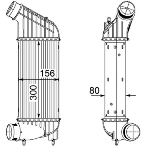 Chladič plniaceho vzduchu MAHLE CI 181 000P - obr. 3