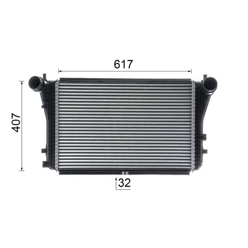 Chladič plniaceho vzduchu CI 207 000P /MAHLE/ - obr. 14