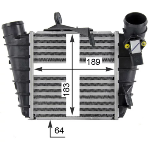 Chladič plniaceho vzduchu MAHLE CI 298 000P - obr. 9