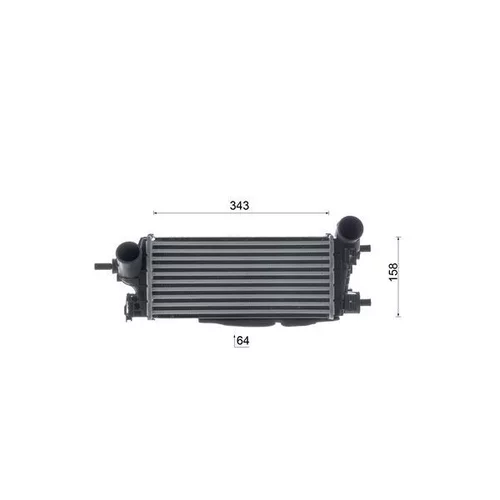 Chladič plniaceho vzduchu CI 677 000S /MAHLE/ - obr. 9