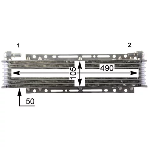 Chladič motorového oleja MAHLE CLC 206 000P - obr. 7