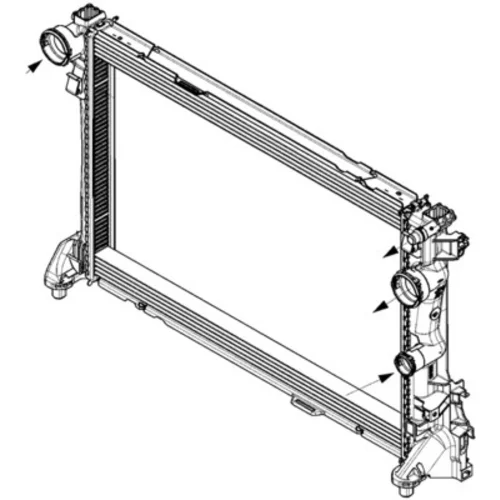 Chladič motora CR 1684 000P /MAHLE/ - obr. 16