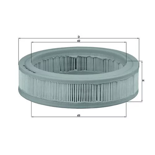 Vzduchový filter MAHLE LX 487