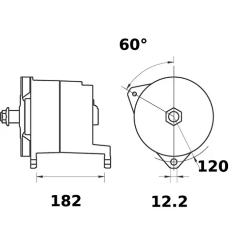 Alternátor MAHLE MG 303 - obr. 1