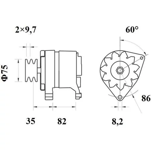 Alternátor MAHLE MG 403 - obr. 4