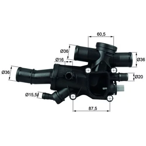 Termostat chladenia MAHLE TH 44 83