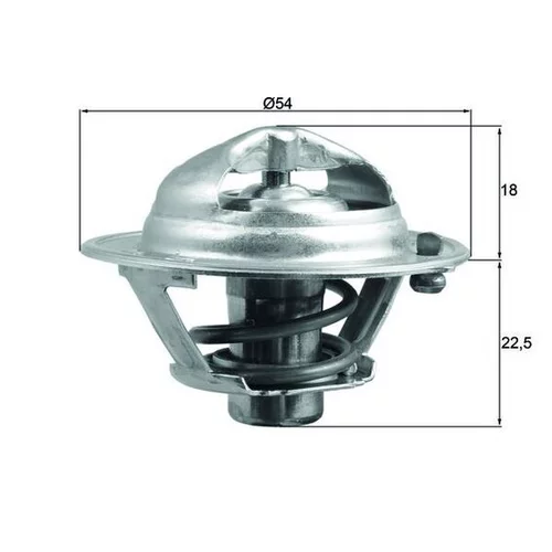 Termostat chladenia MAHLE TX 166 90D - obr. 2