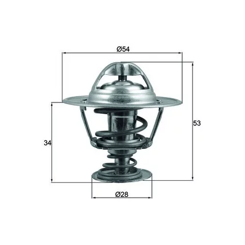 Termostat chladenia MAHLE TX 203 88D