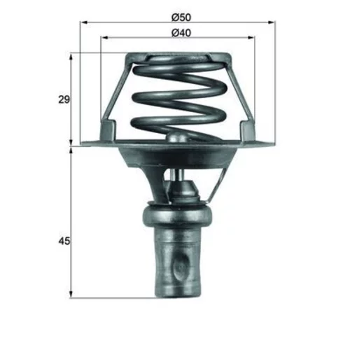 Termostat chladenia MAHLE TX 66 91D