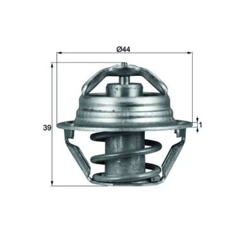 Termostat chladenia MAHLE TX 90 87D - obr. 2