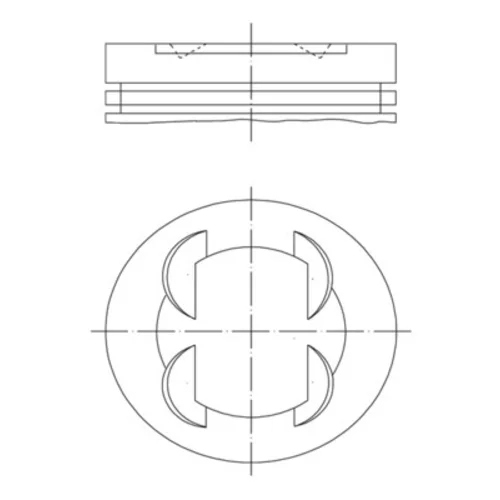 Piest MAHLE 002 55 02 - obr. 1