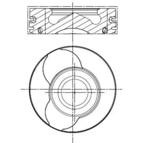 Piest MAHLE 022 01 00 - obr. 1