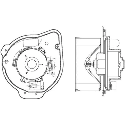 Vnútorný ventilátor MAHLE AB 135 000P - obr. 1