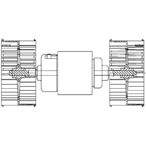 Vnútorný ventilátor MAHLE AB 87 000P - obr. 1