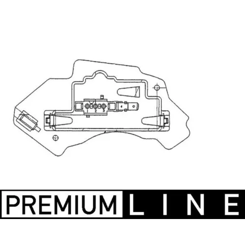 Regulator, ventilator vnutorneho priestoru MAHLE ABR 28 000P