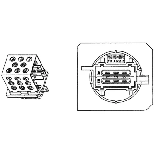 Odpor vnútorného ventilátora MAHLE ABR 89 000P - obr. 1