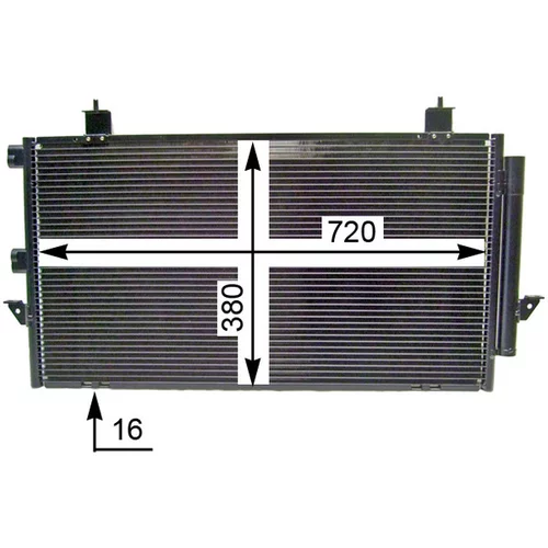 Kondenzátor klimatizácie MAHLE AC 796 000S - obr. 5