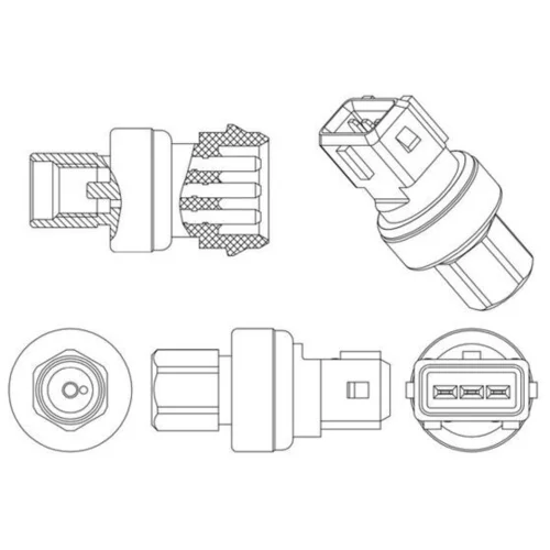 Tlakový spínač klimatizácie MAHLE ASE 14 000P - obr. 1