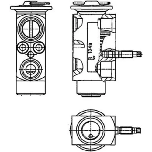 Expanzný ventil klimatizácie MAHLE AVE 60 000P - obr. 1