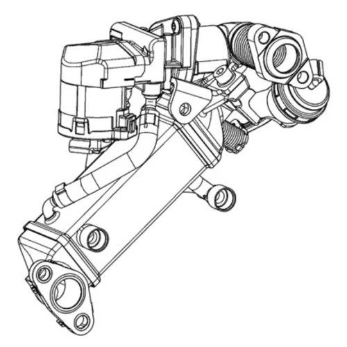 Chladič pre recirkuláciu plynov MAHLE CE 11 000P - obr. 1