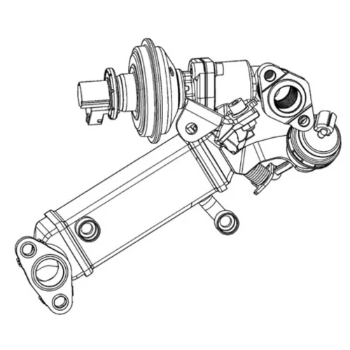 Chladič pre recirkuláciu plynov MAHLE CE 12 000P - obr. 1