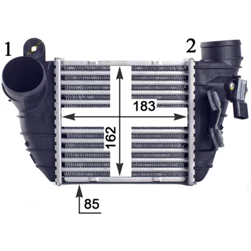 Chladič plniaceho vzduchu MAHLE CI 308 000P - obr. 10