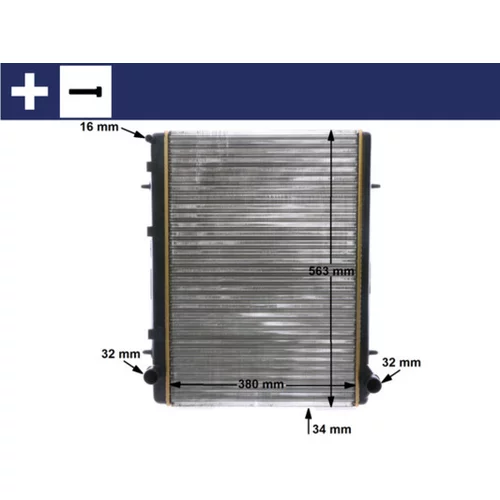 Chladič motora MAHLE CR 2033 000S - obr. 14