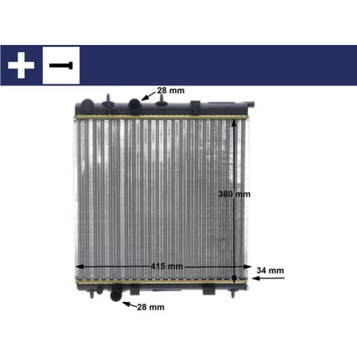 Chladič motora CR 2036 000S /MAHLE/ - obr. 14