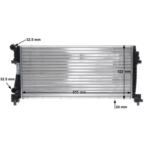 Chladič motora CR 2057 000S /MAHLE/ - obr. 13