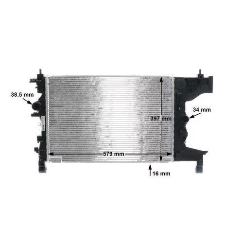 Chladič motora CR 945 000S /MAHLE/ - obr. 17