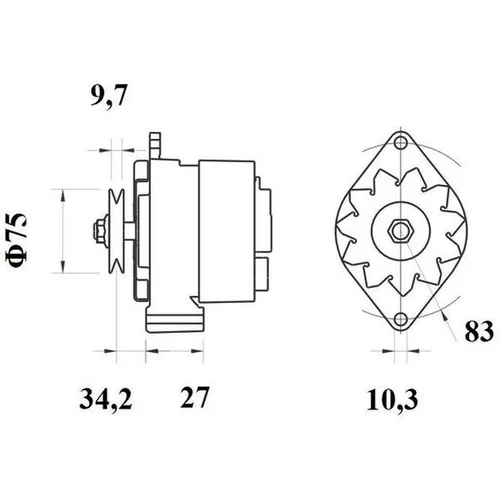 Alternátor MAHLE MG 478 - obr. 4