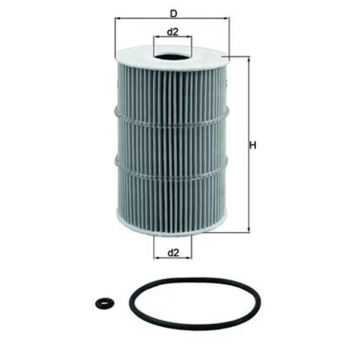 Olejový filter OX 378D /MAHLE/