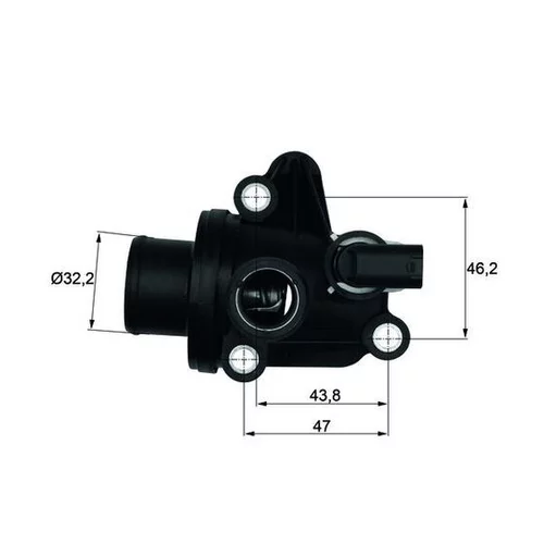 Termostat chladenia MAHLE TI 12 87 - obr. 2