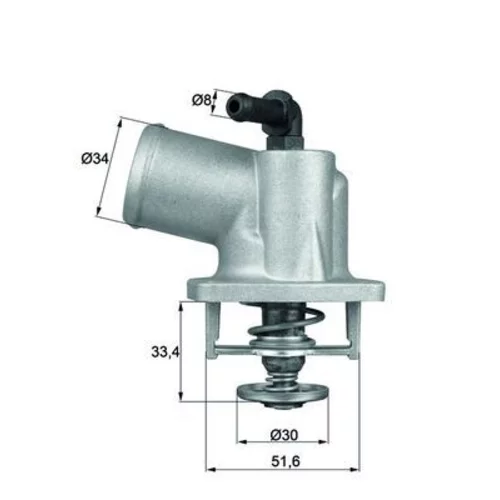 Termostat chladenia MAHLE TI 55 92D - obr. 2