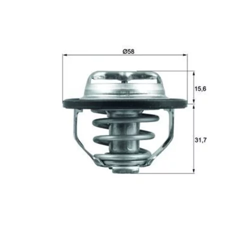 Termostat chladenia MAHLE TX 122 82