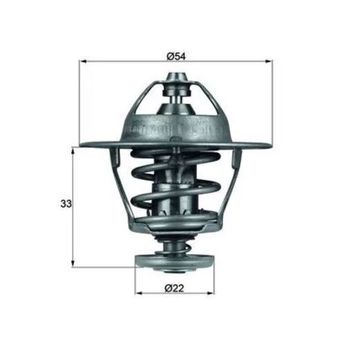 Termostat chladenia MAHLE TX 53 85D