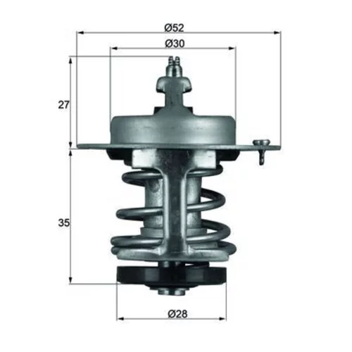 Termostat chladenia MAHLE TX 69 79