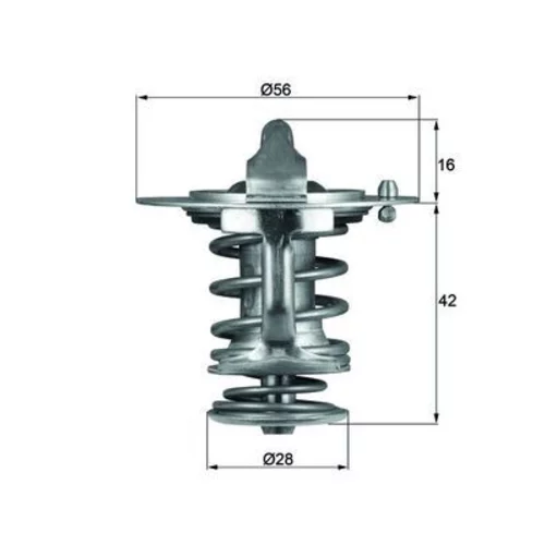 Termostat chladenia MAHLE TX 83 76D - obr. 2